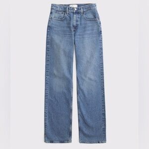 Abercrombie & Fitch Jeans 90s Relaxed High Rise Straight Leg Curve Love